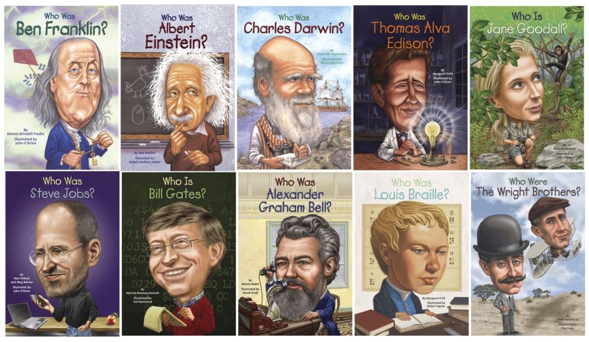 Classroom Library 1496847 School Specialty Who Was Biographies - Scientists & Inventors Book Set, Set of 10