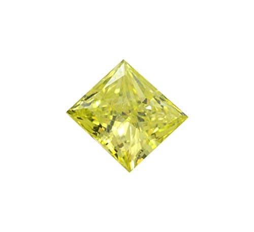 Princess Loose Diamond (1.01 Ct, Fancy Canary(Irradiated) Color, Vs1(clarity Enhanced) Clarity) IGL Certified