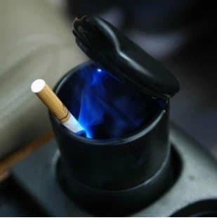 X&amp;L Modern fashion creative car with light ashtray car trash can 9.5x7cm , 9.5x7cm