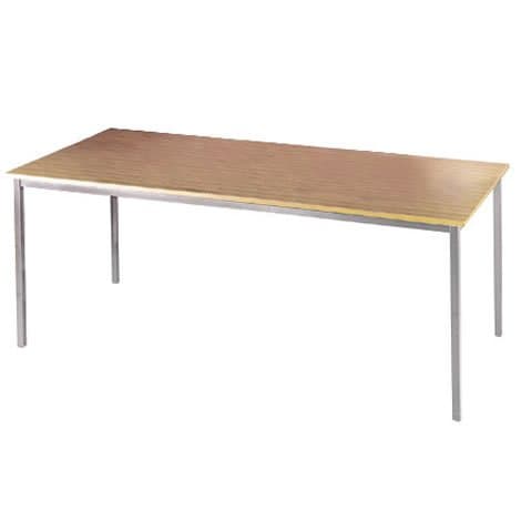 DAMS Contract 25 1800 mm Left Handed Ergonomic Desk, Graphite Leg Frame Oak Top, Wood