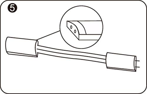 Techtouch * Fluid Connecting Cable Single Colour 5cm
