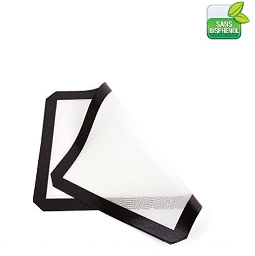 High Temperature Baking Mat Silicone ? Black [BPA Free] (BPA Free) ? Strong ? High Quality Plastic and Rubber