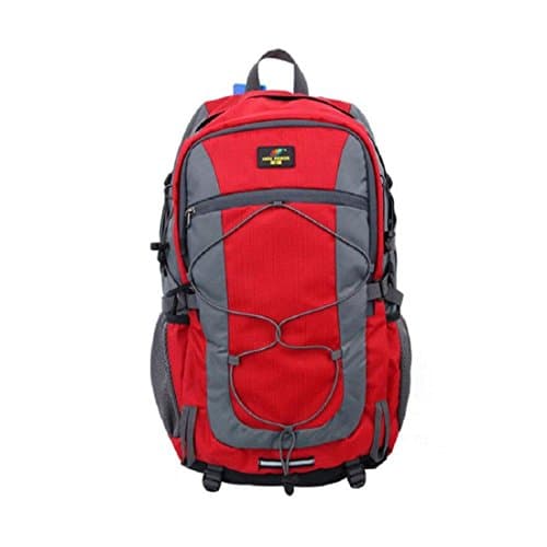 Z&amp;N 40-45 Liter Large Capacity Leisure Outdoor Sports Backpack Waterproof Wear-Resistant Breathable Shoulder Mountaineering Bag Fitness Running Extreme Sports Luggage Bag Storage Bag red40-45L