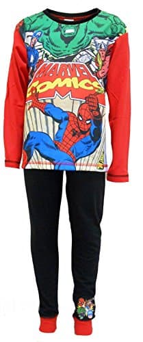 Boys Spiderman Iron Man Thor Captain America Pyjamas Marvel 4 5 6 7 8 9 10 11 12 Years