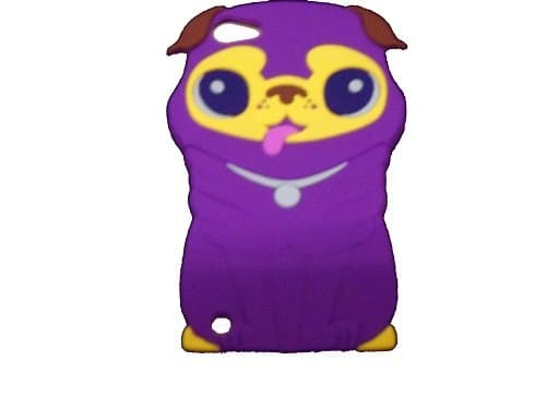 Dog Design case for ipod touch 5 -purple