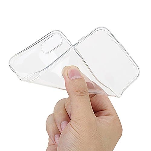 Soft TPU Ultra-Slim Crystal Clear Case for iPhone 7, ROCK Pure Series Transparent Shock Absorption Protective Cover for Apple iPhone 7