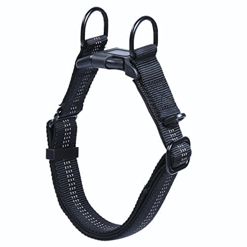 Pawstory tactical nylon soft dog collar, adjustable dog collar for medium/large dogs