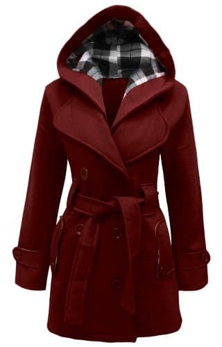 CANDY FLOSS LADIES HOODED BELTED FLEECE JACKET WOMENS COAT TOP PLUS SIZES 8 TO 28