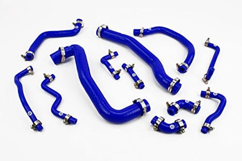 Stoney Racing Silicone Coolant Hose Kit with Clamps ST200-0005B-CK (Blue)
