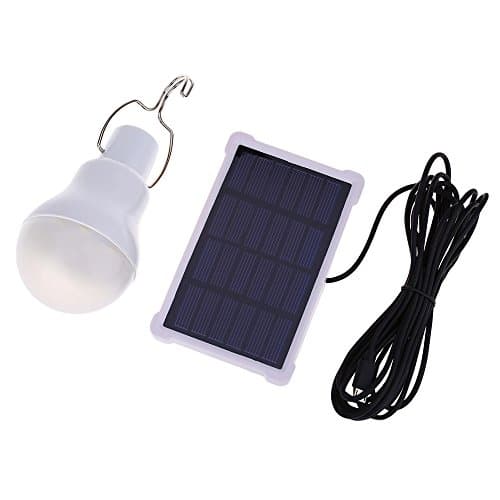 EarMe Portable 15W 140LM Solar Powered Led Bulb Lights Outdoor Solar Energy Lamp Lighting for Home Fishing Camping Emergency &amp; Other Outdoor Activities