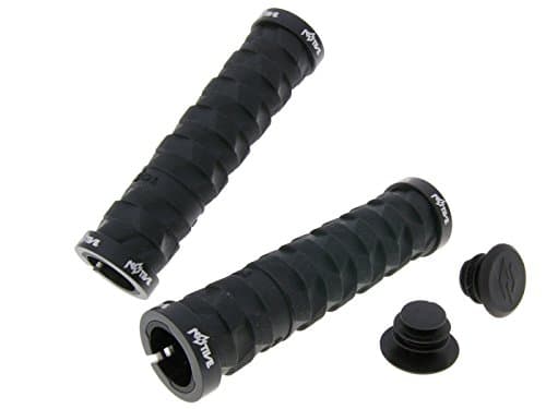 N8TIVE Double Lock Set Rock-On Grip 130 MM Black