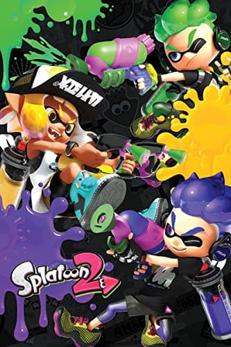 Splatoon Laminated 2 3 Way Battle Maxi Poster 61x91.5cm