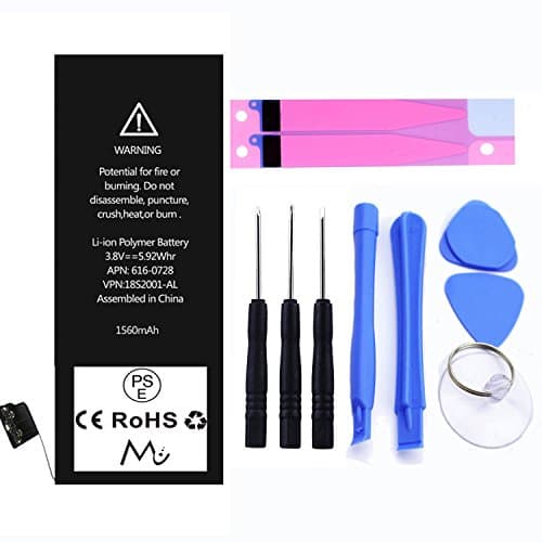 MORCOO Replacement Battery Model iPhone 5S iPhone 5C - Repair Kit with Battery, Adhesive, Tools
