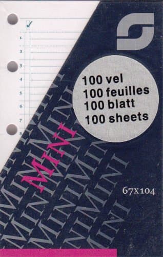 Succes MINI TO DO Task White 100 Sheets A8 Timer Liners Notepaper XM11