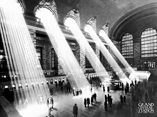 Grand Central Station - 60x80cm Art Print Wall Art Picture