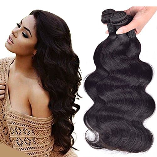 Ruiyu Real Hair Extensions, Peruvian, 8A, Wavy, 3 Bundles, Pack of 3