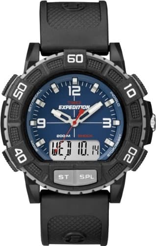 Timex Expedition Men's Quartz Watch with Analogue Digital Display and Resin Strap