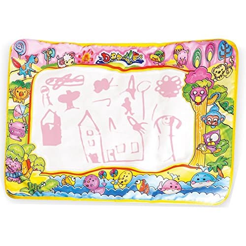 Kids Magic Pen Doodle Mat Water Drawing Toy Writing Painting Magic Doodle Board. (Pink)