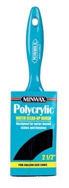 Minwax 42733000 Black Bristle Polycrylic Brush by Minwax Co Inc