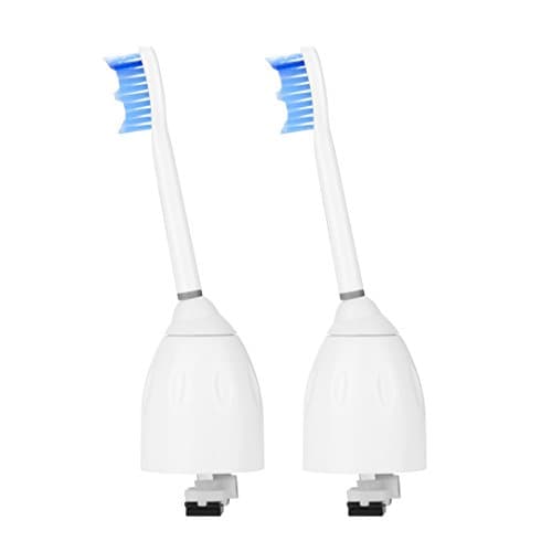 Soniangia Replacement Toothbrush Heads Compatible with Sonicare E-Series HX7022/66,Fit Essence,Elite,Advance,CleanCare and Xtreme Sonic Care Brush Handles,Blue Standard Size 2 Pack