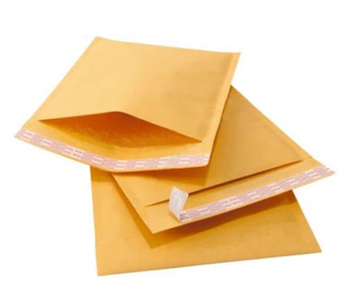 AirnDefense #5 10.5x16 Kraft Bubble Padded Envelope Mailers Bags Self Seal 100Pcs