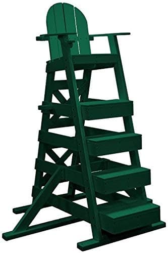 Tailwind Furniture Recycled Plastic 60" Tall Lifeguard Chair - LG517 - Lead Time to Ship 1 to 3 Weeks