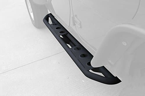 AB Offroad Side Bar With Step Plate For Jeep Wrangler 07-17 JK 4 Door - Pair