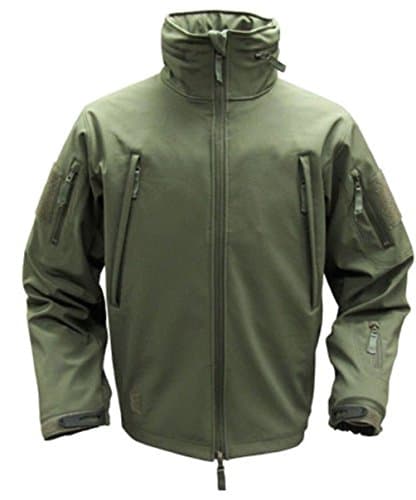 SANDRA Men's Condor Summit Softshell Tactical Jacket - 3 Layer Reinforced Winter Coat