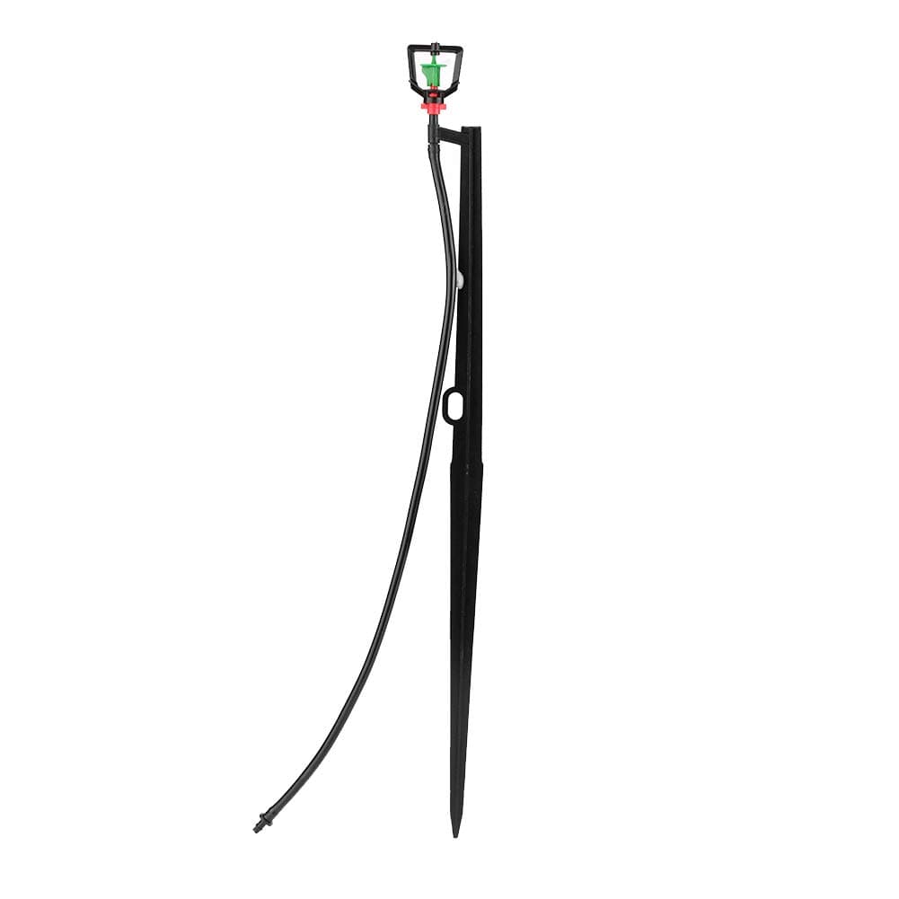 Ahomi 5pcs Plug-In 360 Degree Rotate Micro Spray Nozzles Spike Sprinkler Pop Up Water Sprinkler Head Garden Irrigation