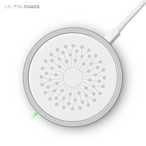 Wireless Charger – 10w Mini Wireless Charger for Samsung Galaxy S9/S9 plus, 7.5w Travel Wireless Charger for iPhone X/8, Small Wireless Charger for Qi-Enabled Devices AC adapter not included