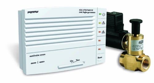 Sesam Zefiro 50917GPL/3.4 Set LPG LPG Detector for Wall Mounting with Magnetic Valve 3/4 Inch Thread