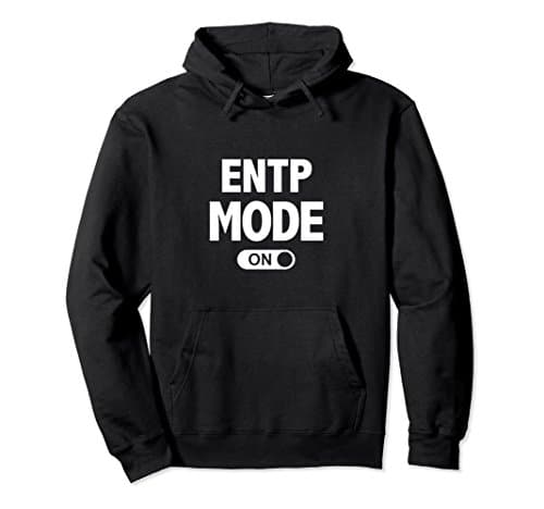 Unisex ENTP Extrovert Personality Type Hoodie XL: Black