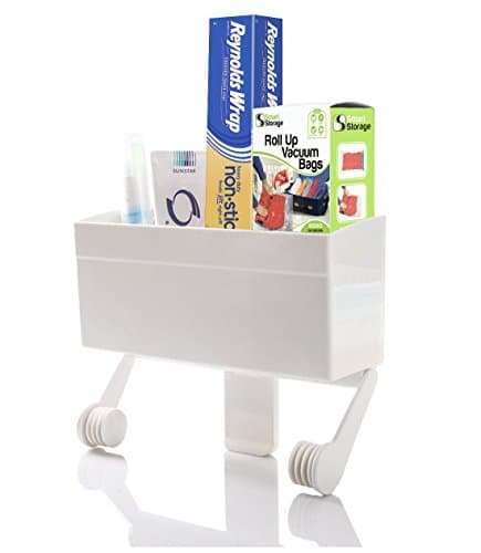 Magnetic Paper Towel Holder, ConsWin Multifunctional Kitchen Rack Organizer Suitable for Refrigerator,Microwave Oven and Metal Surface.