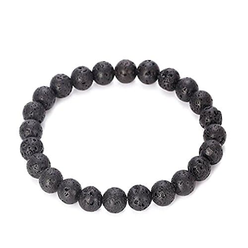 SULYSI Real Lava Stone Diffuser Oil Bracelet for Men Women Anxiety Stretch Bracelet - meditation,relax,healing,aromatherapy
