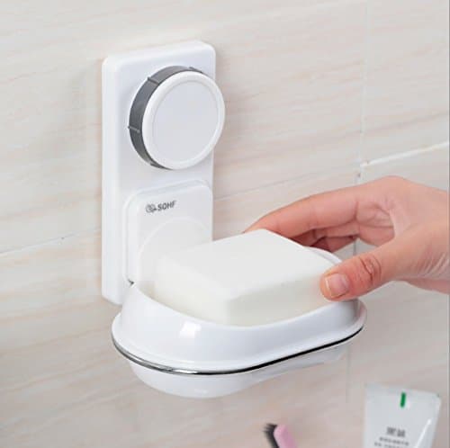 Sucker Soap Frame Fashion Walled Double Layer Leaky Soap Box