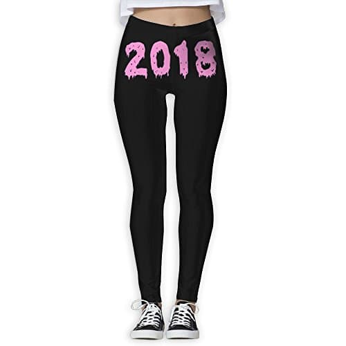 KLYUJIA Yoga Pants, Women's Power Flex New Year 2018 Yoga Pants Tummy Control Workout Running Leggings