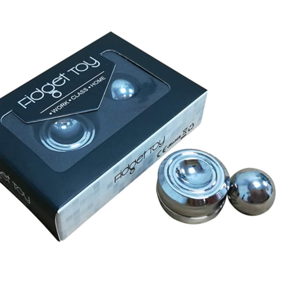 Kids Adults Anxiety Relief Anti Toy, Orbiter Fidget Toy Ball Magnetic for Office