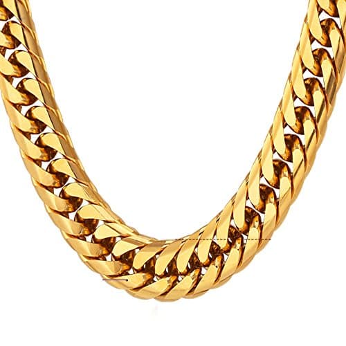 2017 Miami Cuban Link Enchapada En Oro 18k Big Boss Collection Gold Plated Jewelry Set 13MM Chain (22)