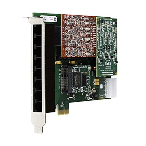 Digium 1A8B04F 8 Port Pci-express X1 Card 4 Station