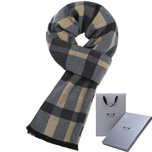 Business man's scarf/Keep warm in autumn and winter scarves/brushed silk scarf-E One Size