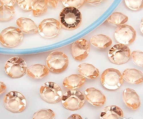 JellyBeadZ Mini Pirate Jewels -10mm- Light Peach