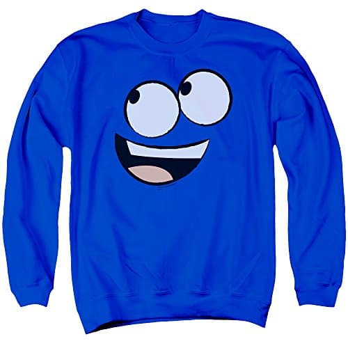 Foster's Home For Imaginary Friends Bloo Face Cartoon Network Crew Sweatshirt
