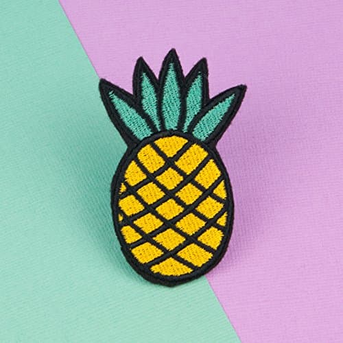 Pineapple iron on patch / vegan / patches / food / embroidery / patch / enamel pin / pin / embroidered patch / back patch / patches for jackets / badge / applique / embroidered / feminist patch / punk patches / iron on patches / punk patch / band patches / backpatch / patches iron on / appliques / sew on patch / jacket patch
