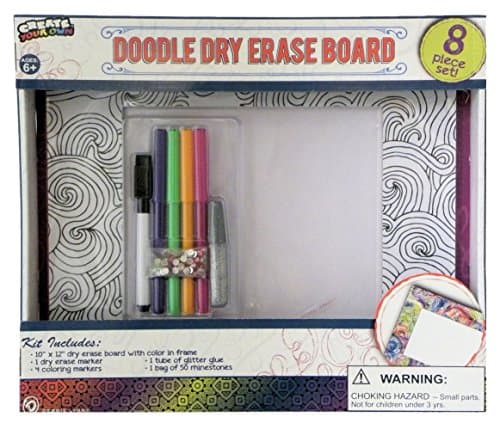 Debbie Lynn Create Your Own Doodle Dry Erase Board - 8 Piece Set