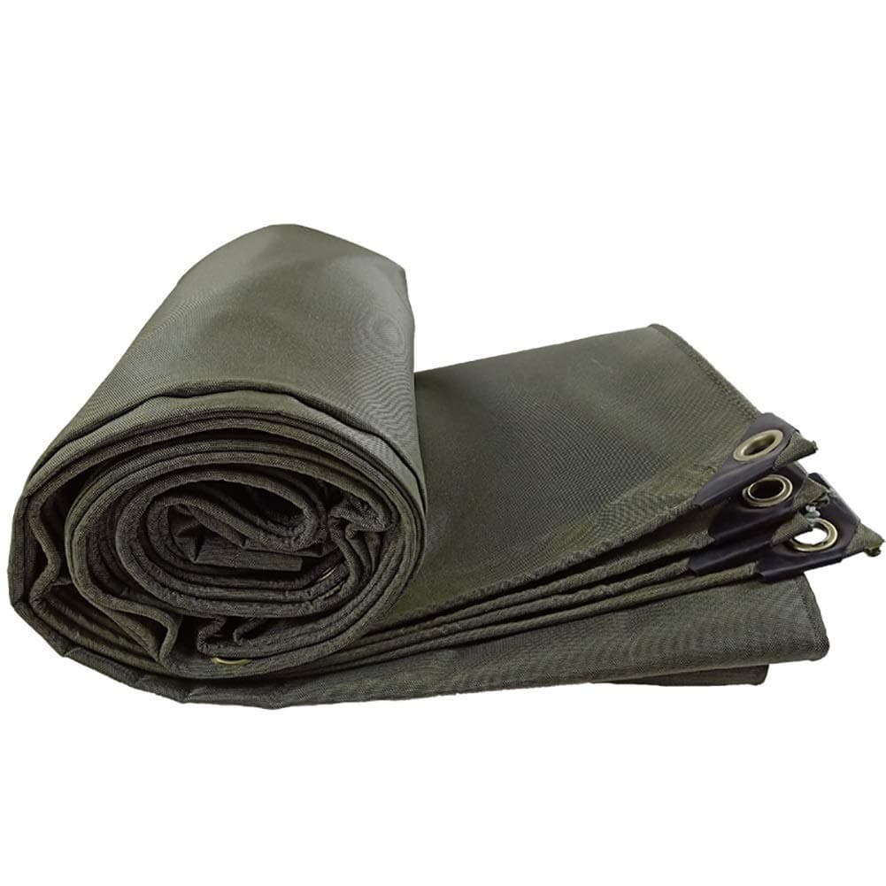 Tarpaulin Super Heavy Duty, Ground Tent Trailer Cover, Waterproof Tarp, for Canopy Tent, Camping, Boat (Size : 5x6M)