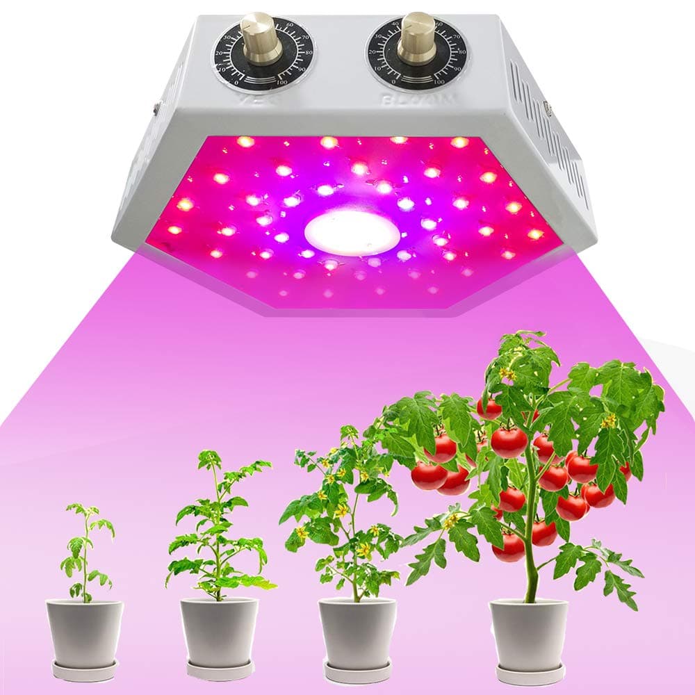 LED Plant Growing Lamps,1000W COB Full Spectrum Grow Light Adjustable 3 Brightness,Indoor Grow Lights for for Indoor Plants,Micro Greens,Clones,Succulents,Seedlings-White