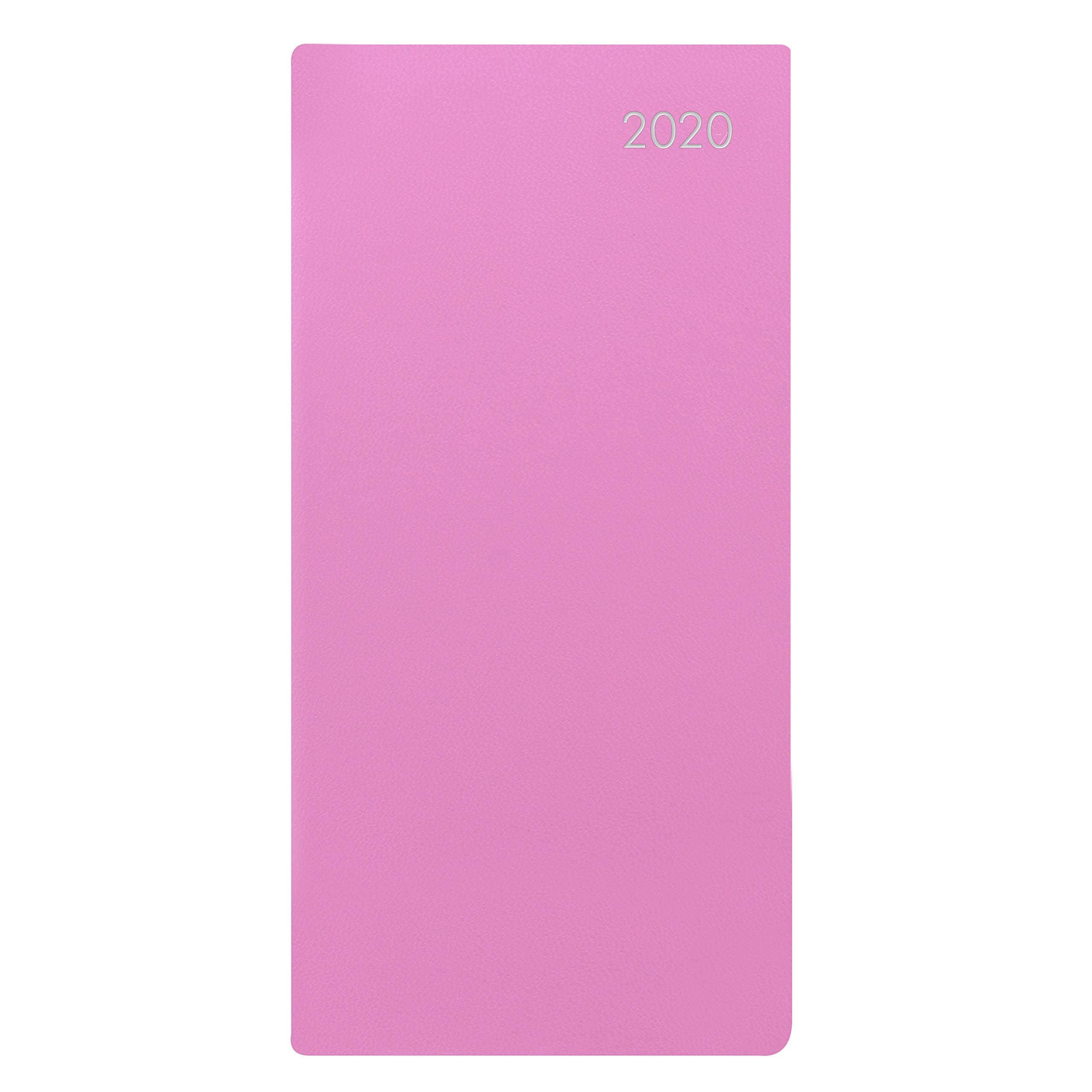 Letts 2020 Diary Principal Slim Month-to-View - Pink