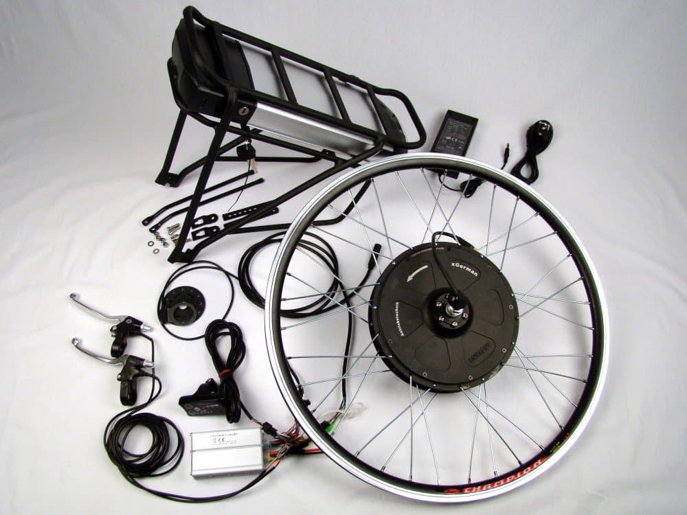 xGerman Retrofit Kit 500 W/36 V, 26 'VR Drive with LED Display & 11Ah