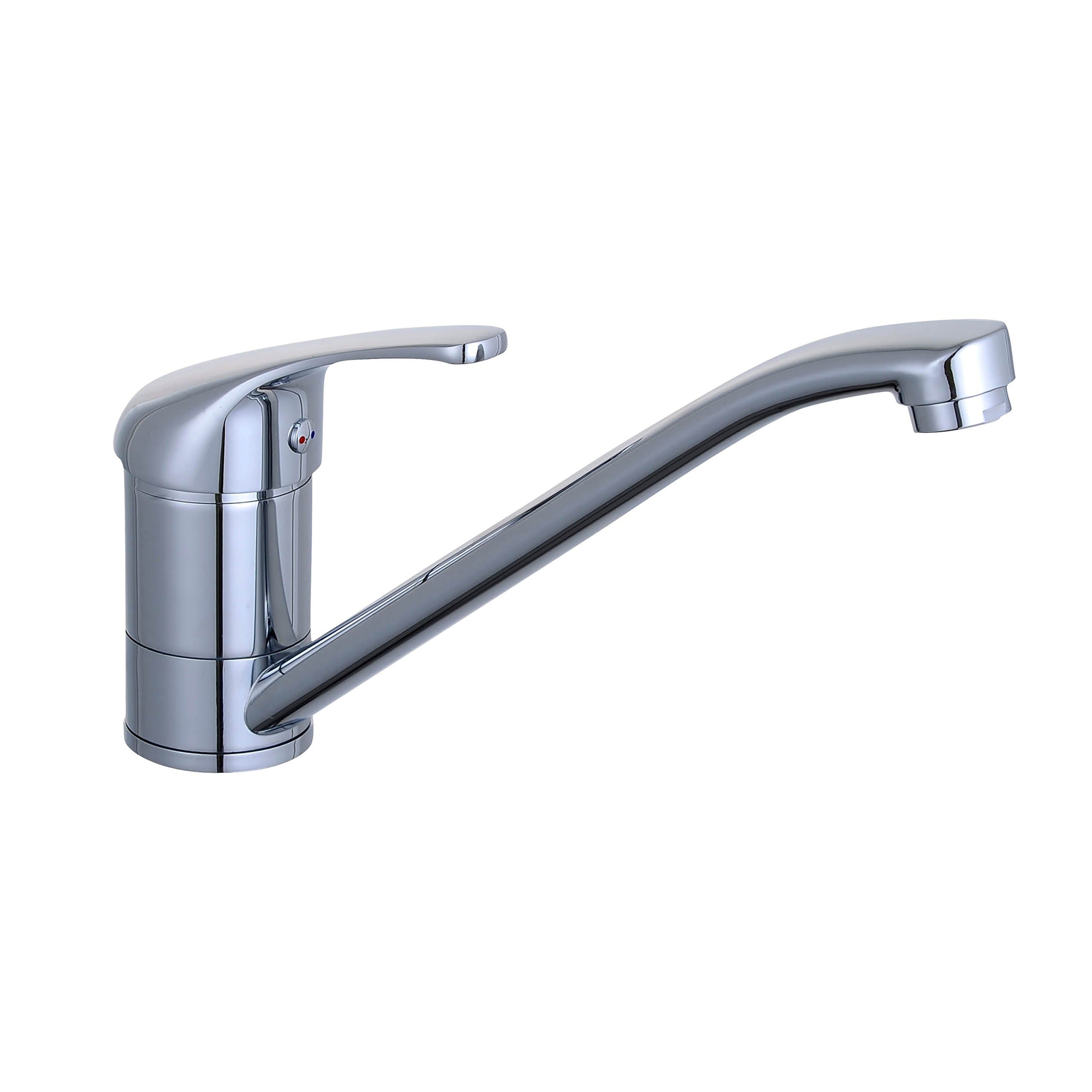 Sanfino Single-Handle Mixer Tap for Sinks Portofino AR1212 °C Kitchen Arm Tap Swivel Spout