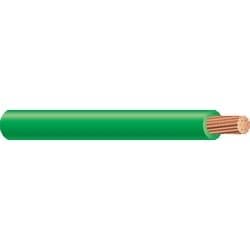 Green 4 Gauge THHN 19-Stranded Copper Building Wire (100ft Cut)
